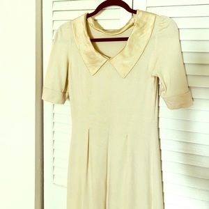 Cream color dress. Gently worn